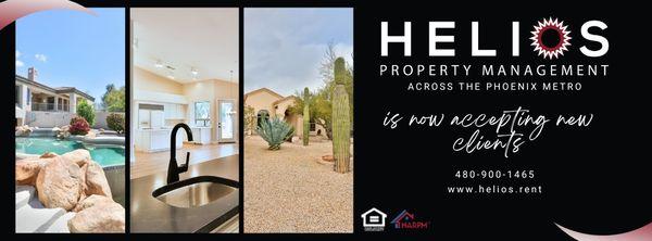 Helios is now open to taking new clients in the Phoenix Metro Area!