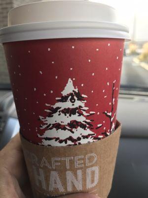 Egg Nog Latte in the Red Cup. marvelous!