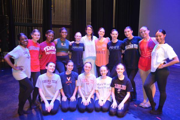 Seniors last recital with Ms. Anne