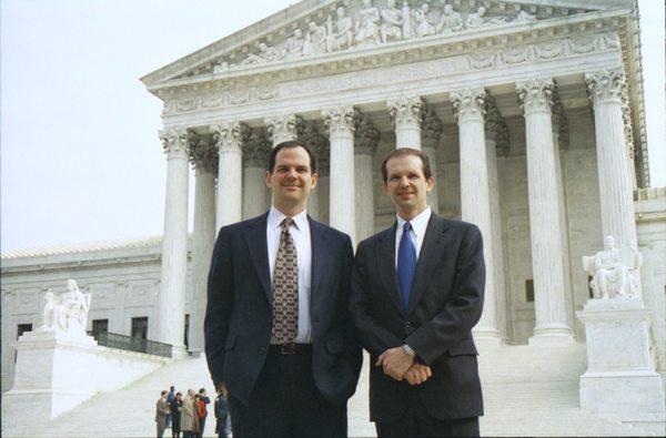 Paul with brother Rob at US Supreme Court