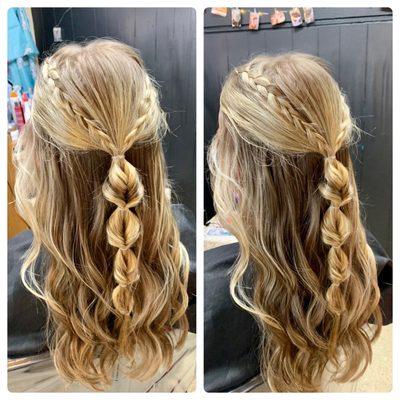 Boho hairstyle