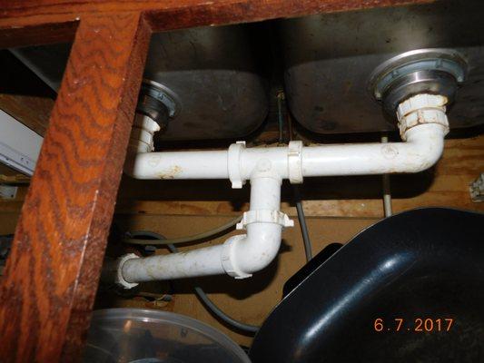 Incorrect plumbing setup