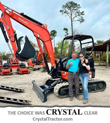 Congratulations to Mike Anderson on the purchase of his Kubota U55-5!