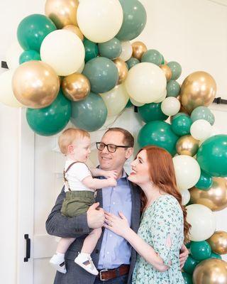 Our son's first birthday, photographed by Page