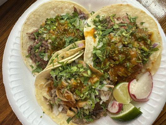 Cabeza, Buche, Lengua Tacos