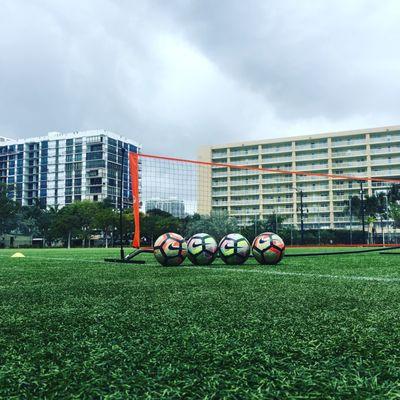 Soccer Tennis Match