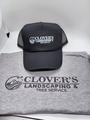 Company T-shirt and hat