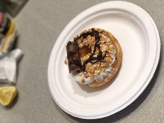 Snickerdough donut - decadent