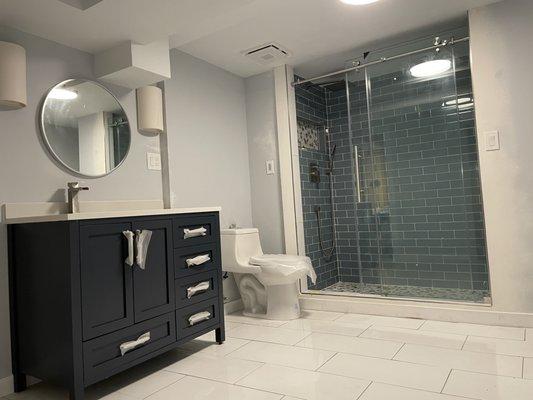 Here are a few of our bathrooms we brought up to date