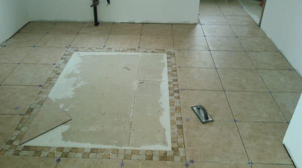 Install tiles