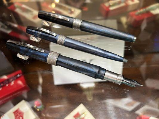 Visconti Mirage Mythos Poseidon collection available here! https://www.penloversparadise.com/?s=POSEIDON&post_type=product #pens #writing