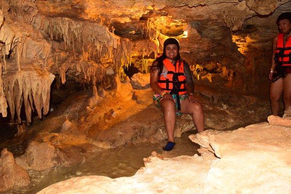 Swimming in the caves! HAVE A GREAT TIME THANKS TO DR.Nima! SMILE !!!!!!!!!!