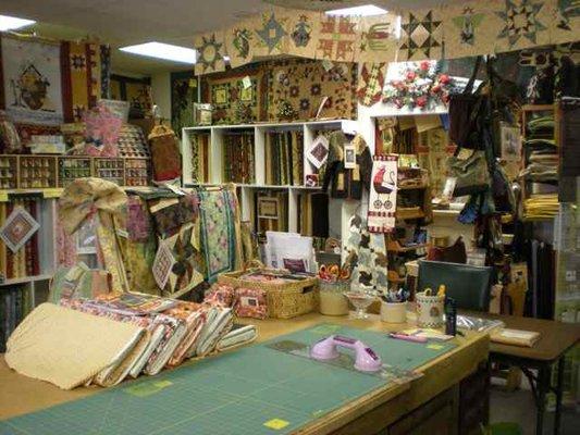 Thimble Quilt & Yarn Shoppe's inside