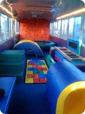 TUMBLEBUS is for children at special occasions, daycares, schools, birthday parties.