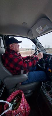 Driving back to Fort Wayne, Indiana in the Uhaul Truck we rented at Springfield Do It Center.   We appreciate the great customer service.