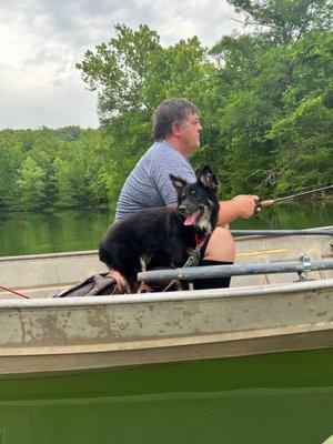 The boat provided a good fishing vessel.