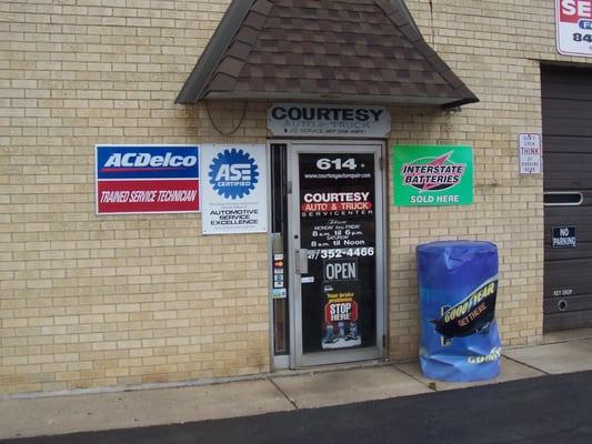 COURESY AUTO & TRUCK Repair. Full service repair shop.