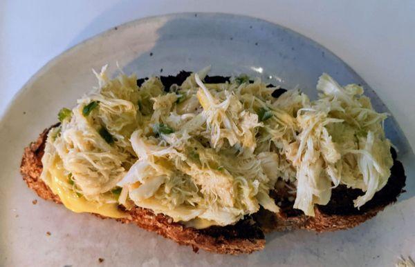 Crab Toast appetizer