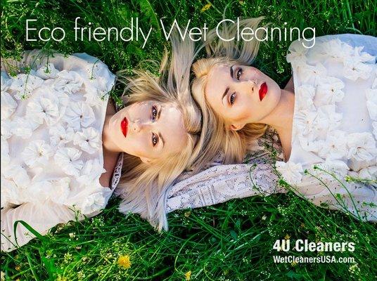 Eco friendly 100% wetcleaning