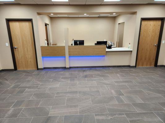 Front Desk area