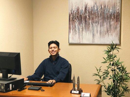 Meet Juan one of our wonderful Tax Specialist whom will be able to assist you.