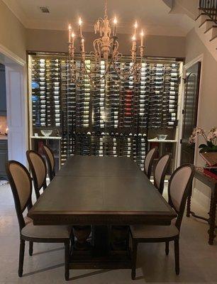 Home wine cellar in Rice Military by AABC Wine Cellars.