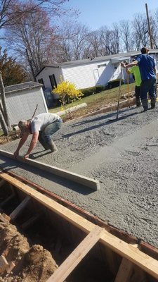 Concrete work