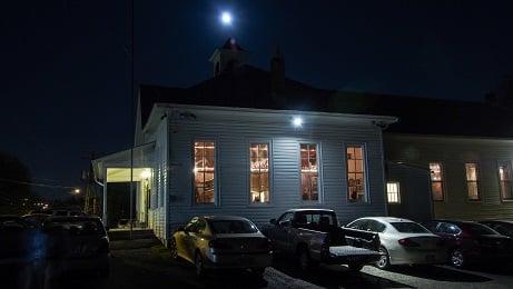 Colvin Run Dance Hall by moonlight!