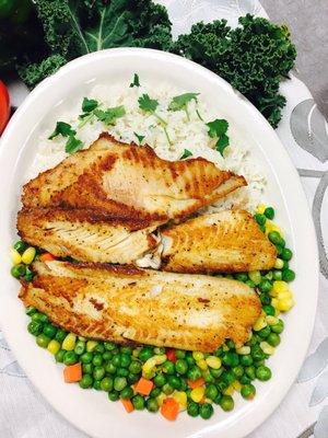 Tilapia plate