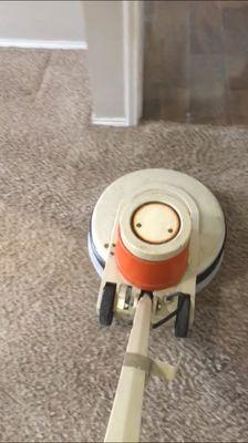 Residential carpet cleaning