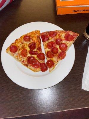 fanceroni pepperoni pizza