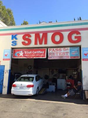 I'm being an adult today so I'm getting my SMOG check. I'm life is so exciting!