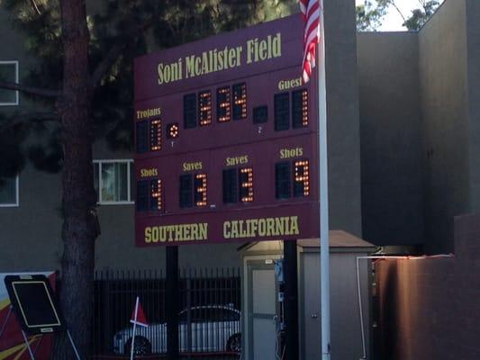 Half time USC vs. Pepperdine women's soccer.