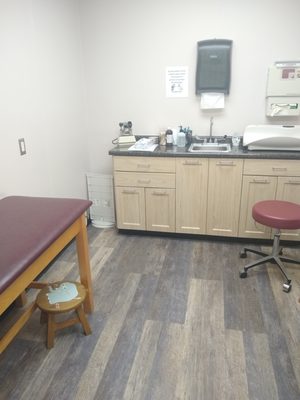 Newly updated exam rooms