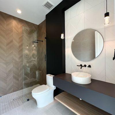 Custom Home Guest Bathroom