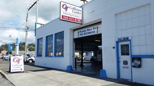 Come see us at 1718 11th Ave in Longview!  Stop by any time from 8-5, Monday - Friday for your free repair estimate!