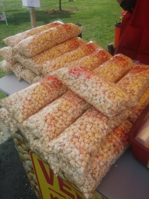 Great fresh popcorn made right in front of you!