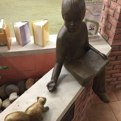 Interior sculpture, Reynolds Corners Branch
 Toledo-Lucas County Public Library