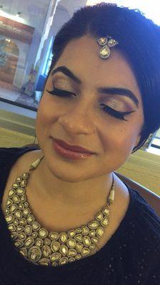 Bridal makeup by Ankita