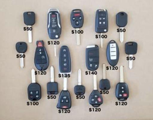 Car Keys Fobs For Less