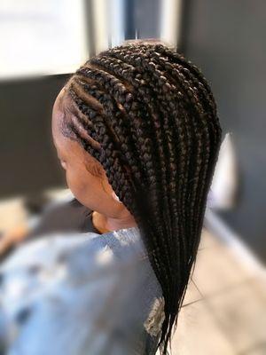 2Layer Cornrow Braids