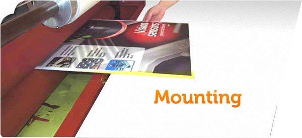 Our print mounting services include custom counter mats, mouse pads, and save the date magnets...