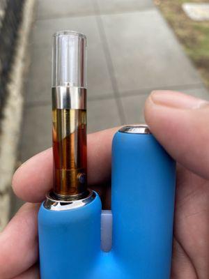 Two tone cart. Im sure is that fake oil stuff