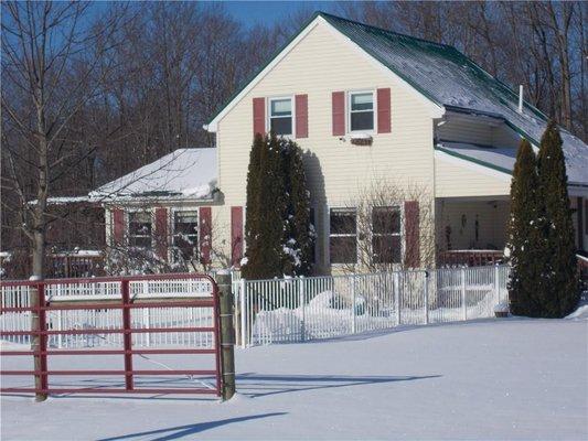 Farmette on 6.5 Acres with Custom Home, 3-Stall Barn, Pastures, Pond and More!