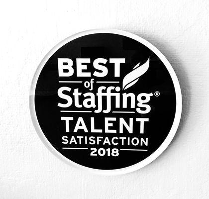 Talent Satisfaction award 2018