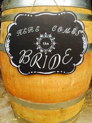 Need a chalk board sign for your event? We can do that too!