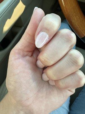 What is the shaping of this nail?!