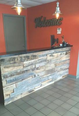 The Auto Shop front desk