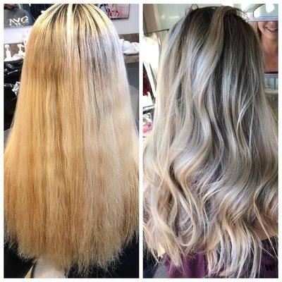 Hair transformation at Aspen Salon and Spa