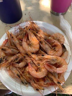 Boiled shrimp